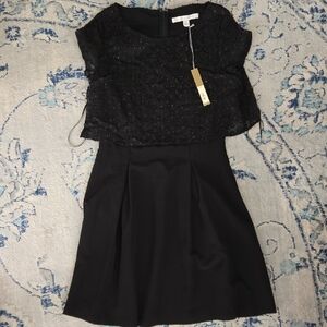 LC Lauren Conrad Black Mini Dress